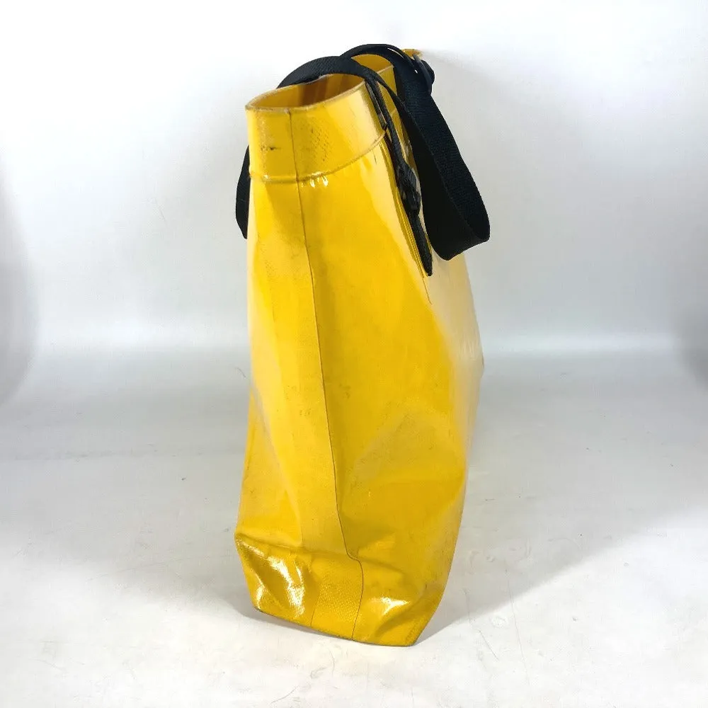 CHANEL Shoulder Bag Plastics yellow Waterproof CC COCO Mark ETANCHE logo Women Used