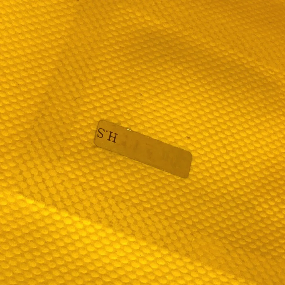 CHANEL Shoulder Bag Plastics yellow Waterproof CC COCO Mark ETANCHE logo Women Used