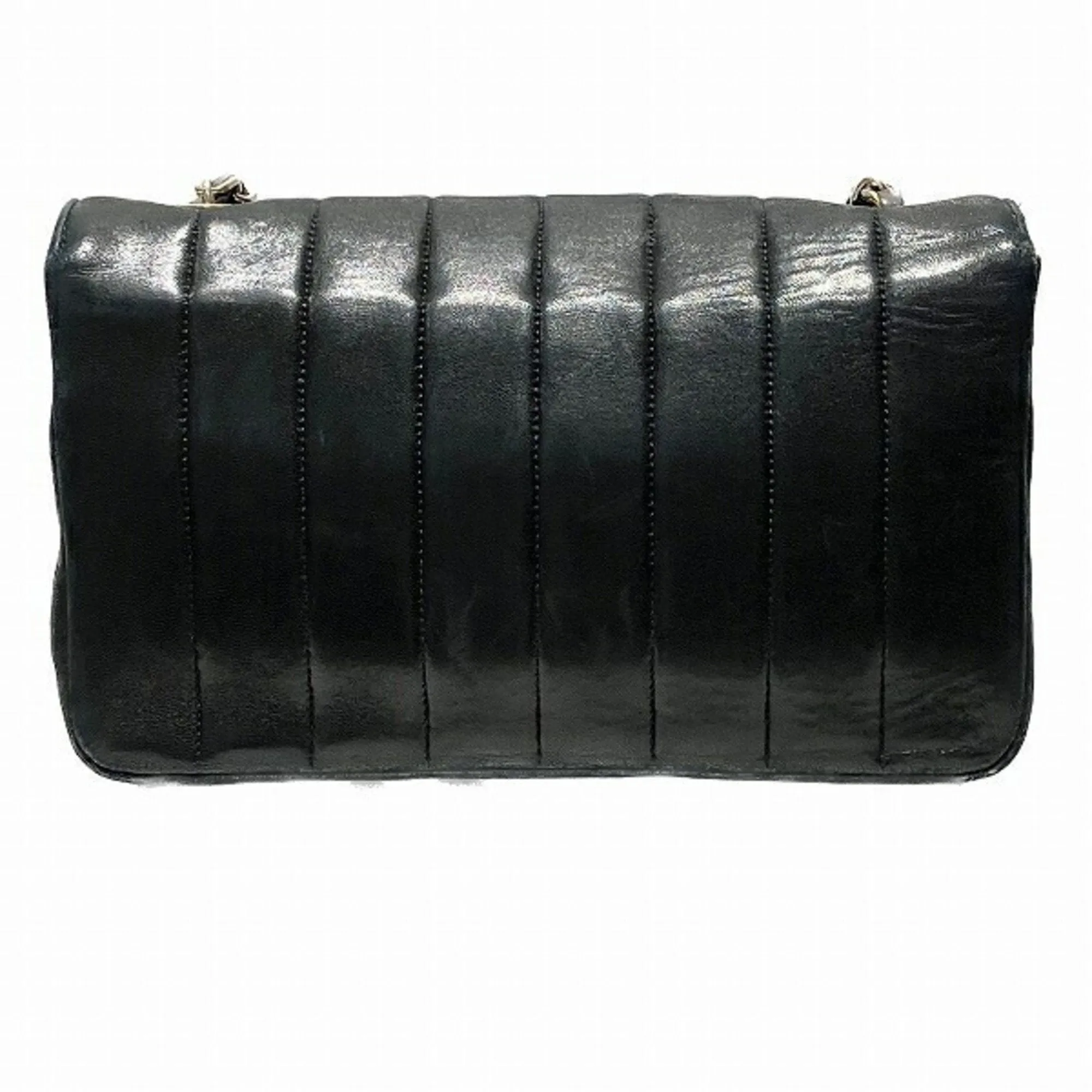 Chanel Single Flap Leather Shoulder Bag (Pre-Owned)