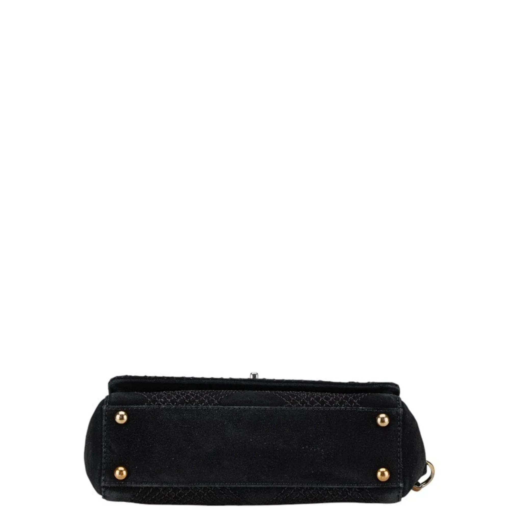Chanel Suede Leather Shoulder Bag (Pre-Owned)