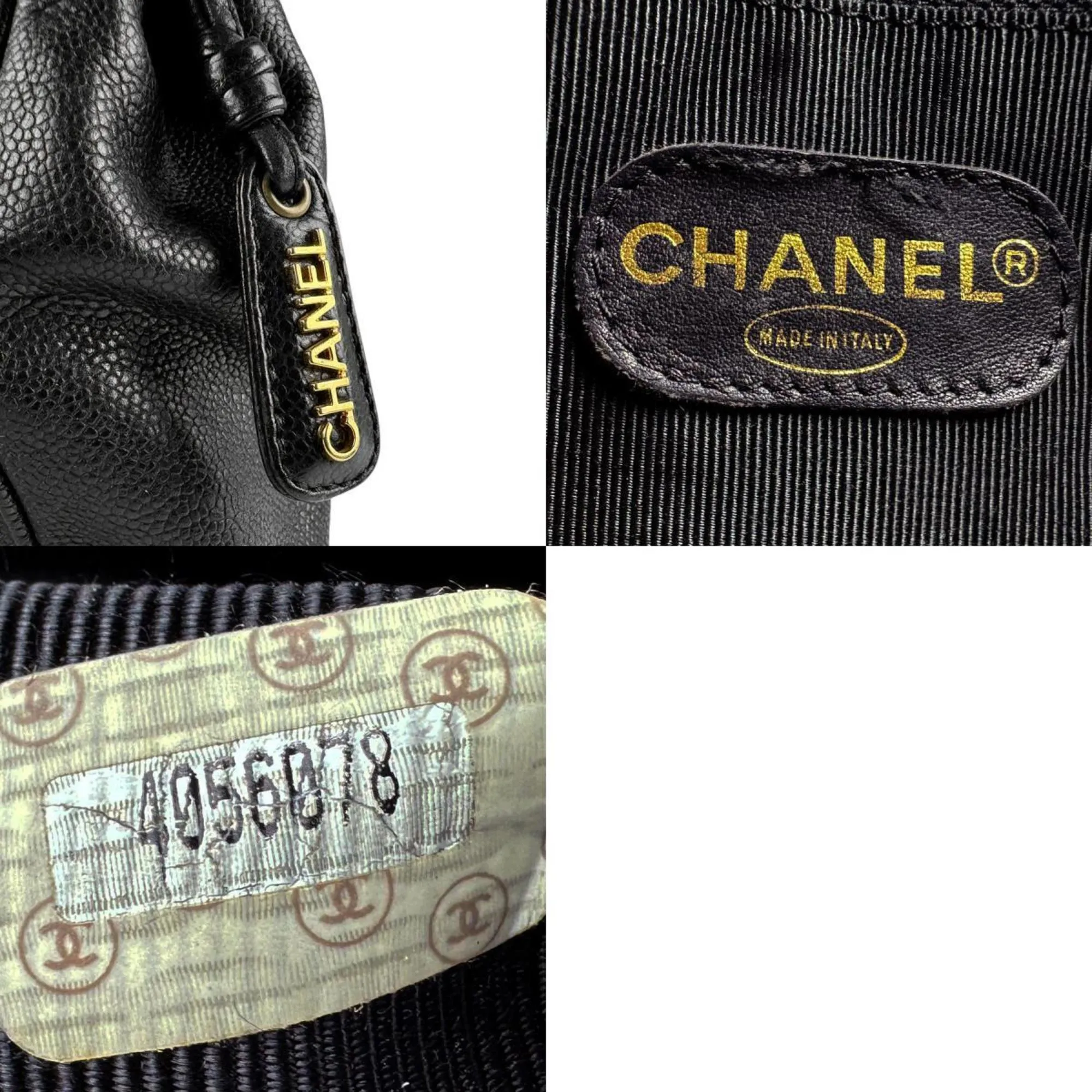 Chanel Triple Coco Leather Shoulder Bag (Pre-Owned)