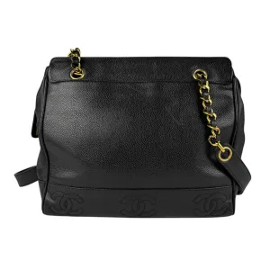 Chanel Triple Coco Leather Shoulder Bag (Pre-Owned)