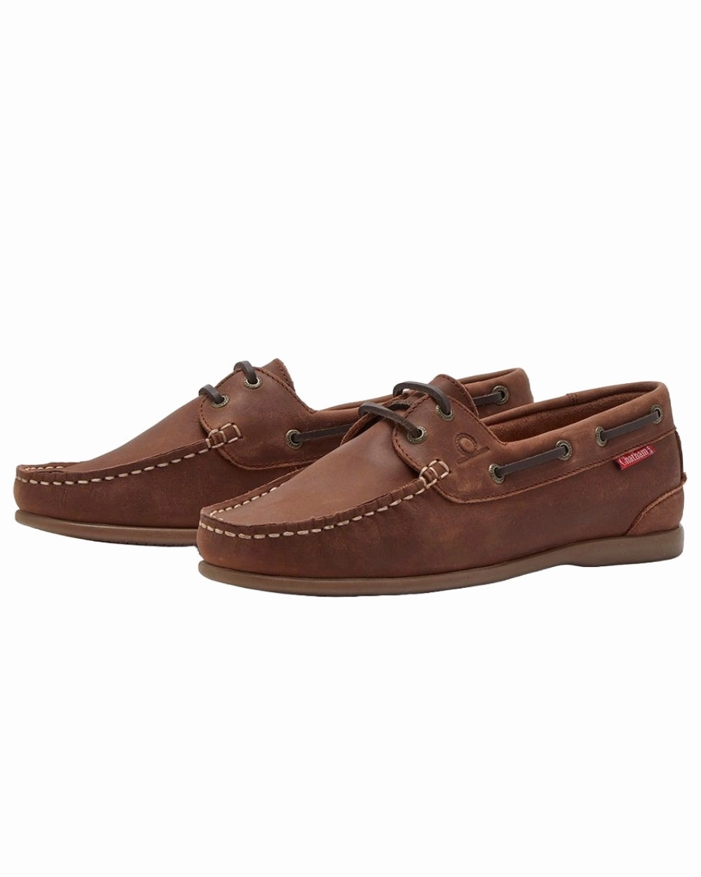 Chatham Womens Penang Leather Boat Shoes
