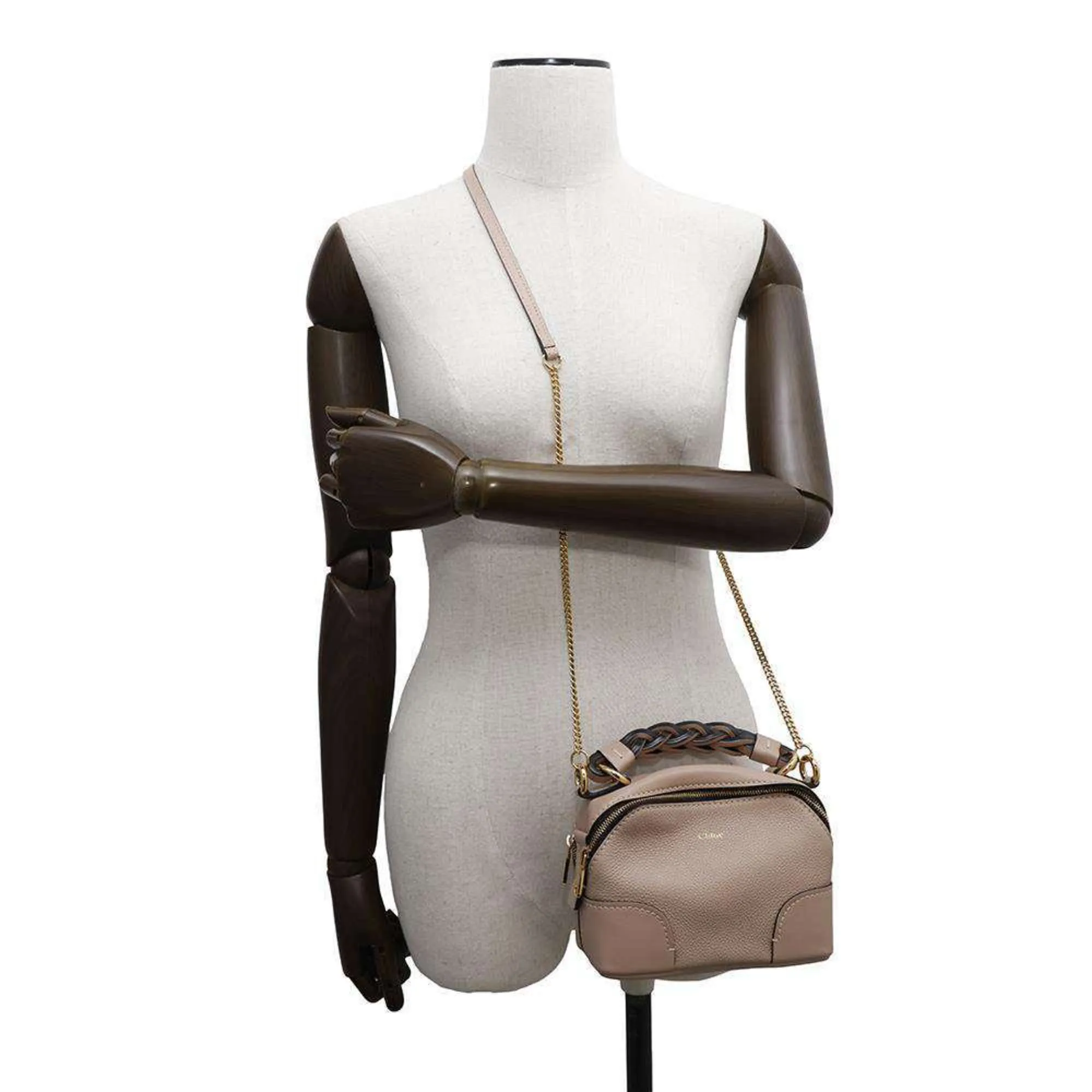 Chlo Leather Handbag Shoulder Bag (Pre-Owned)