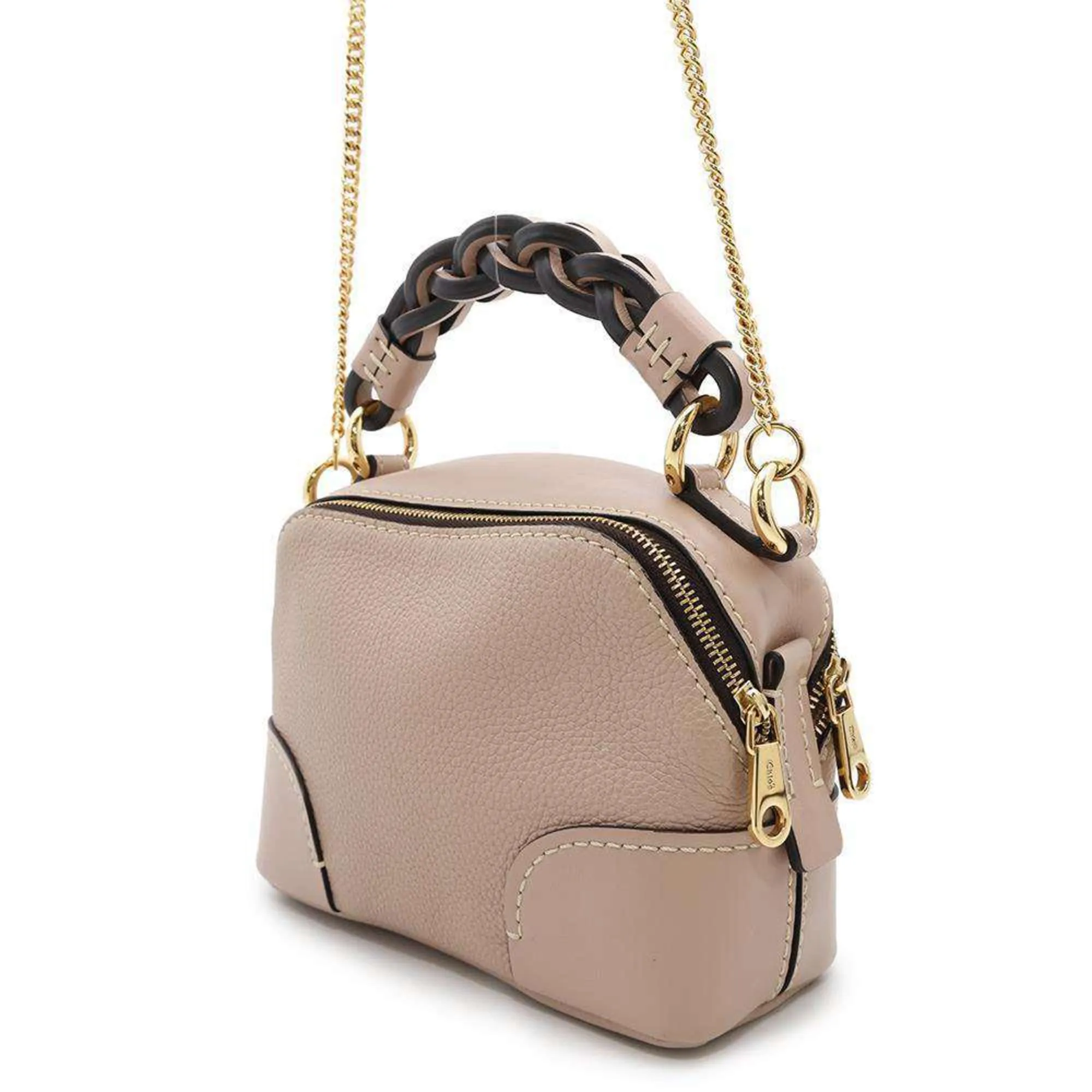 Chlo Leather Handbag Shoulder Bag (Pre-Owned)