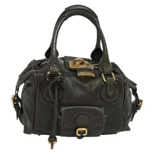 Chlo Paddington Leather Shoulder Bag (Pre-Owned)