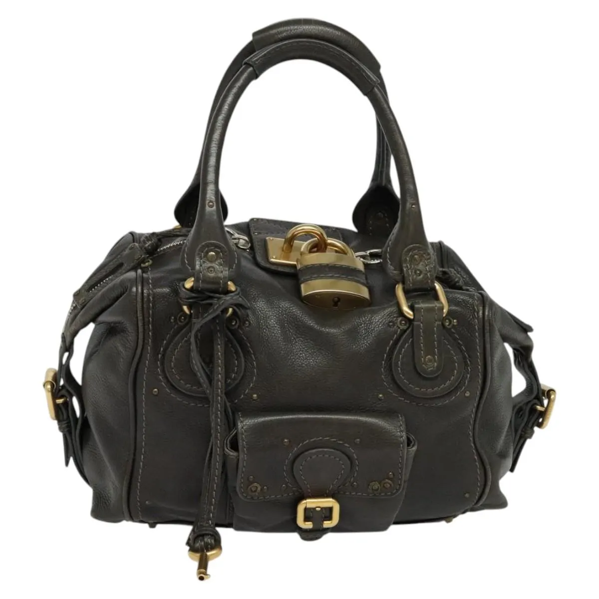 Chlo Paddington Leather Shoulder Bag (Pre-Owned)