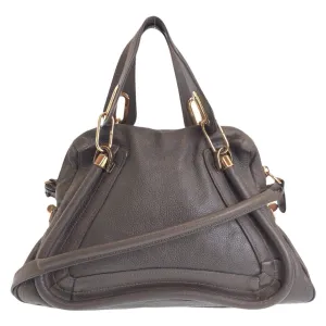 Chloe Leather Handbag Shoulder Bag (Pre-Owned)