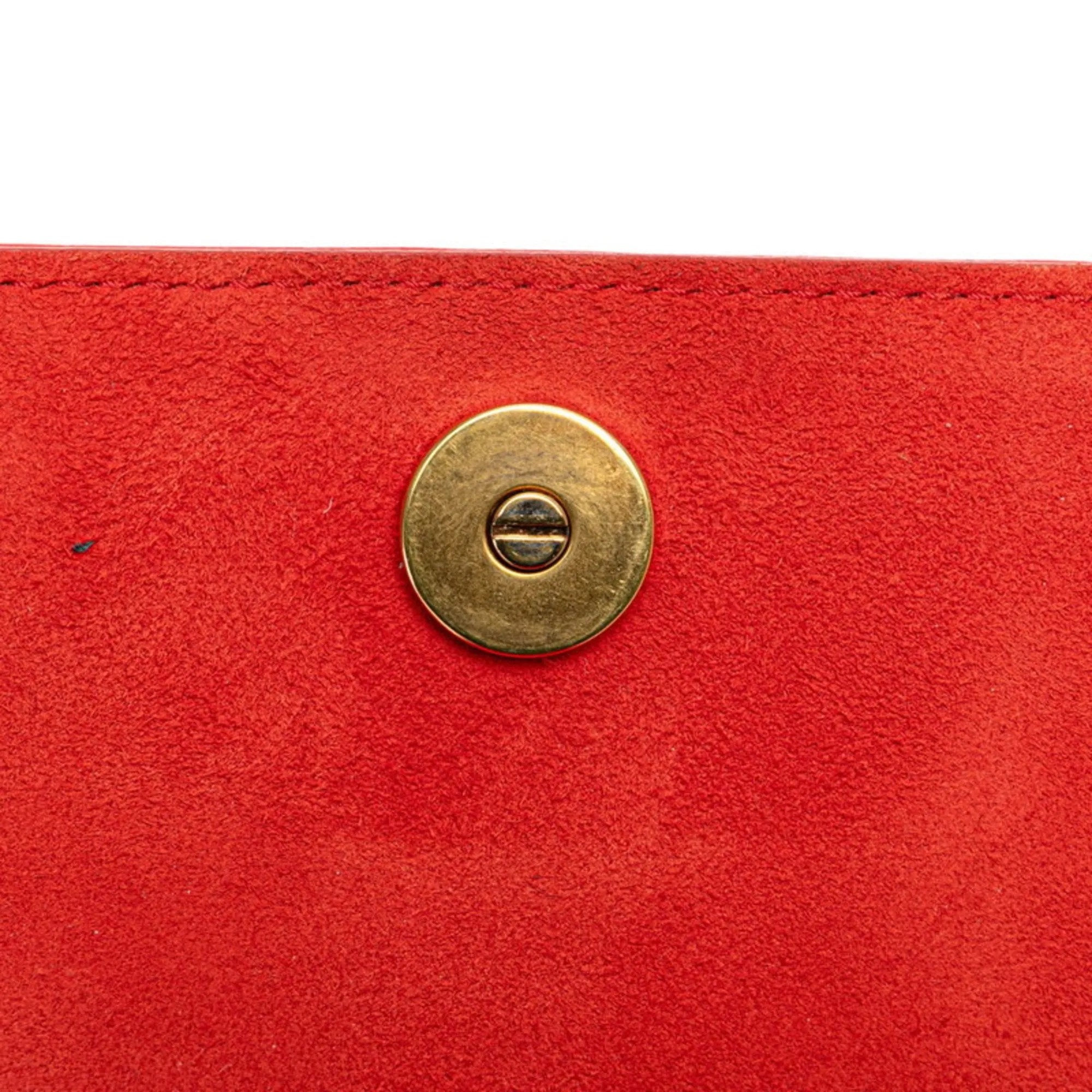 Christian Dior gold Color Leather Shoulder Bag (Pre-Owned)