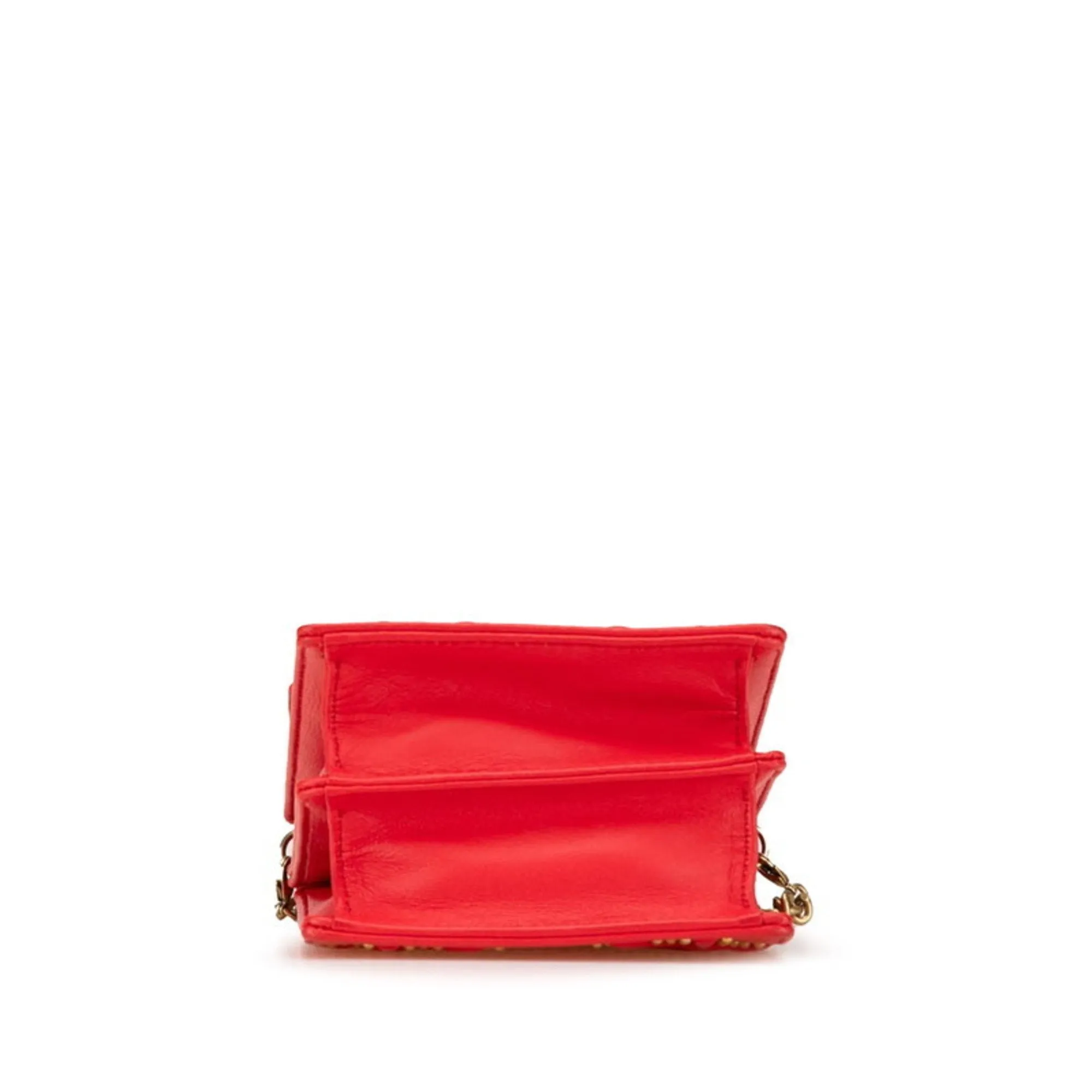 Christian Dior gold Color Leather Shoulder Bag (Pre-Owned)