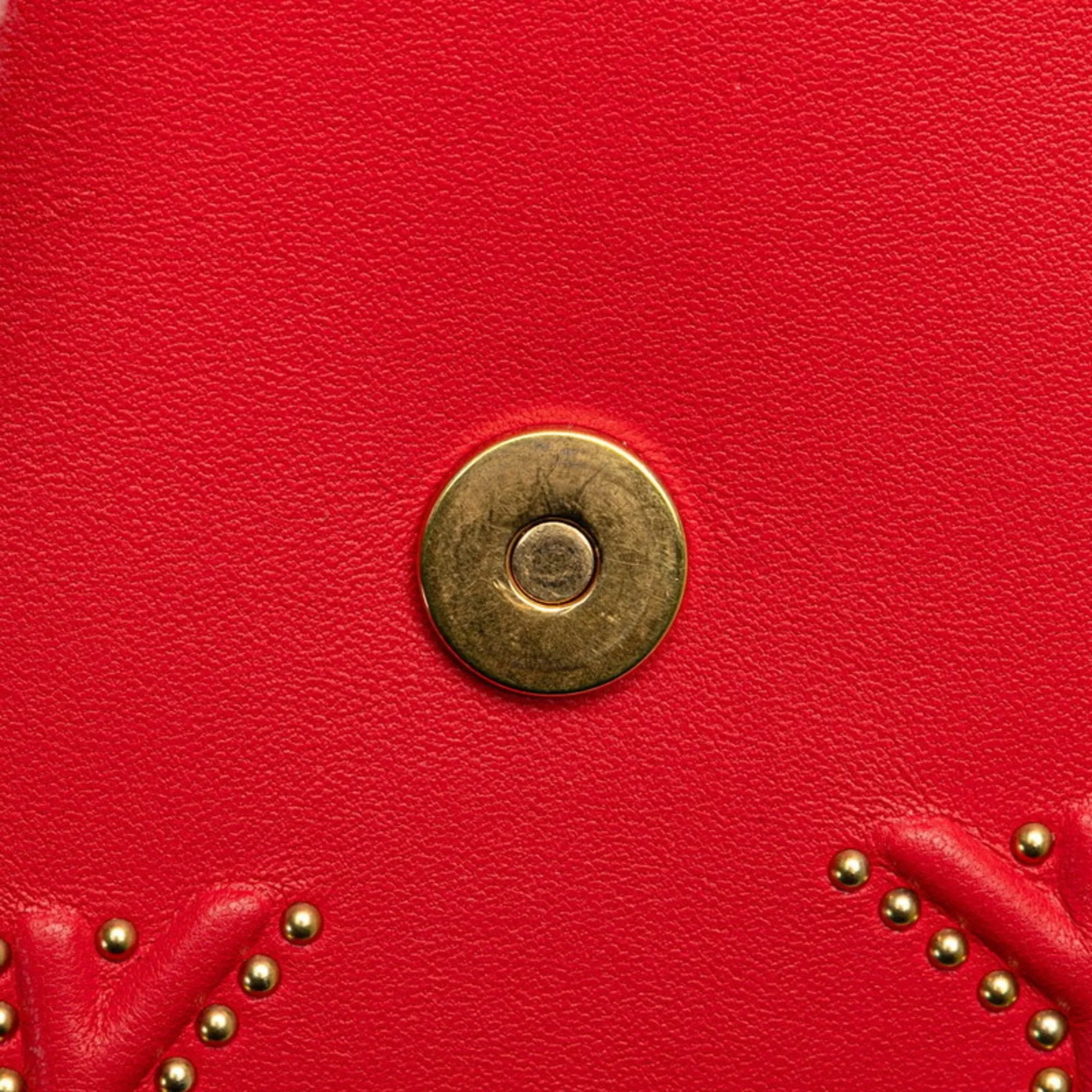 Christian Dior gold Color Leather Shoulder Bag (Pre-Owned)