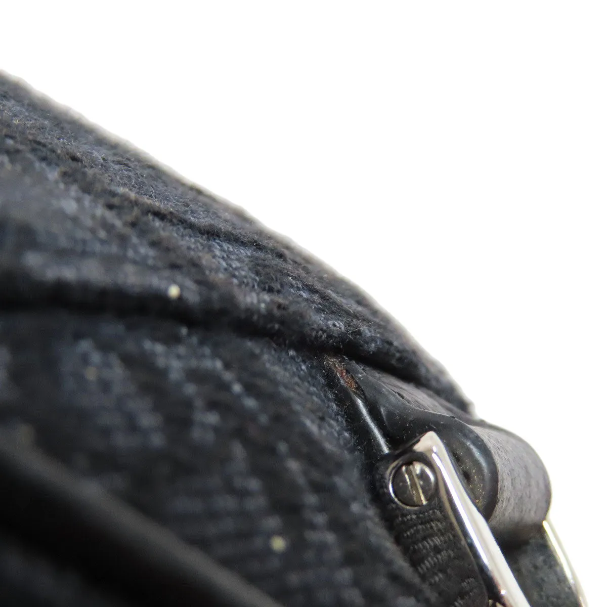 Christian Dior Shoulder Bag canvas black Oblique
