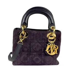 Christian Dior  Suede Leather Handbag Shoulder Bag (Pre-Owned)