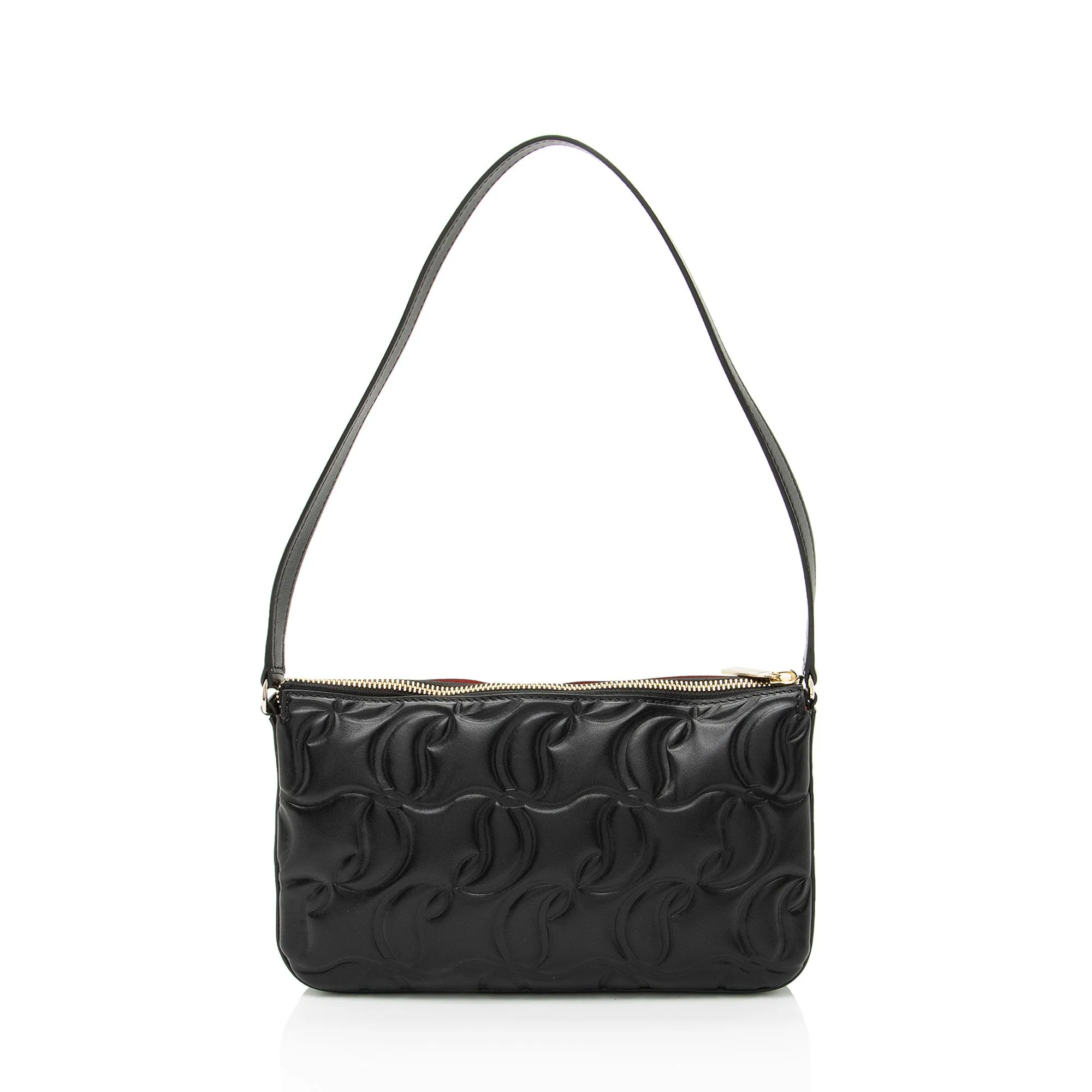 Christian Louboutin CL Embossed Nappa Loubila Shoulder Bag