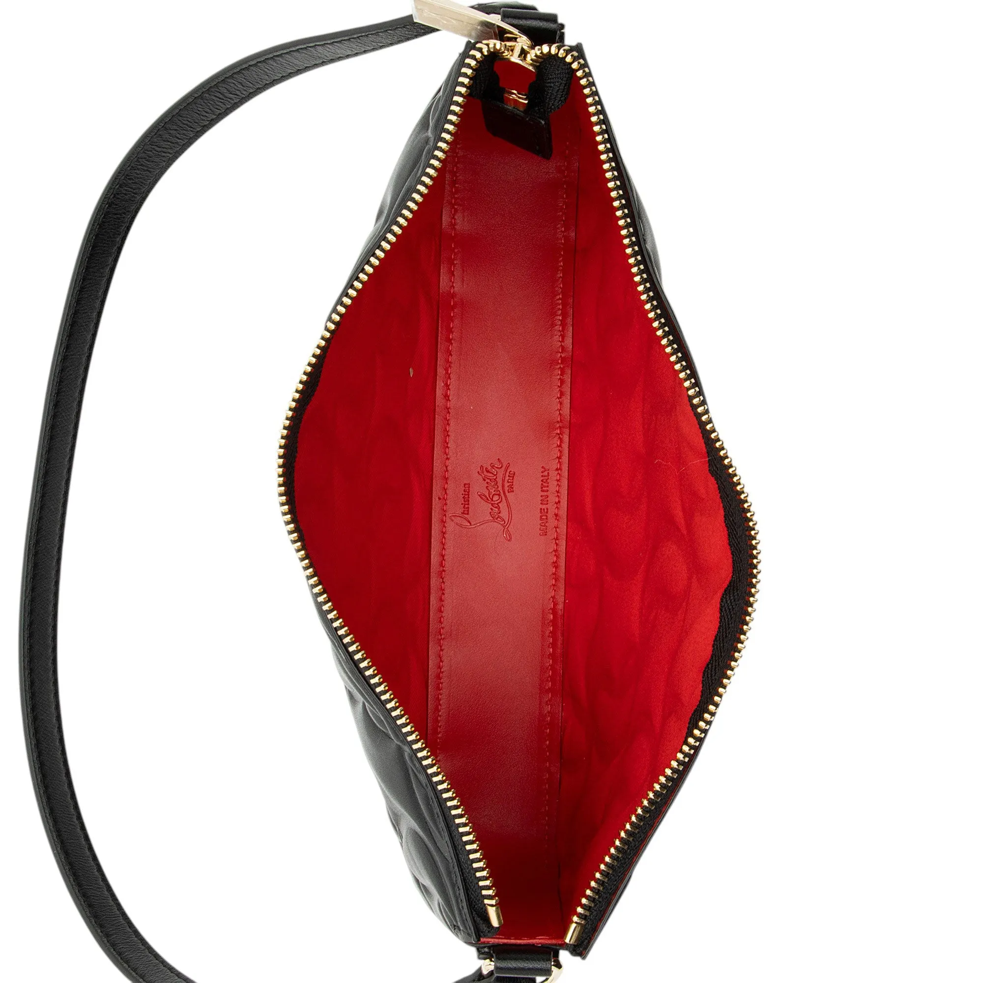 Christian Louboutin CL Embossed Nappa Loubila Shoulder Bag