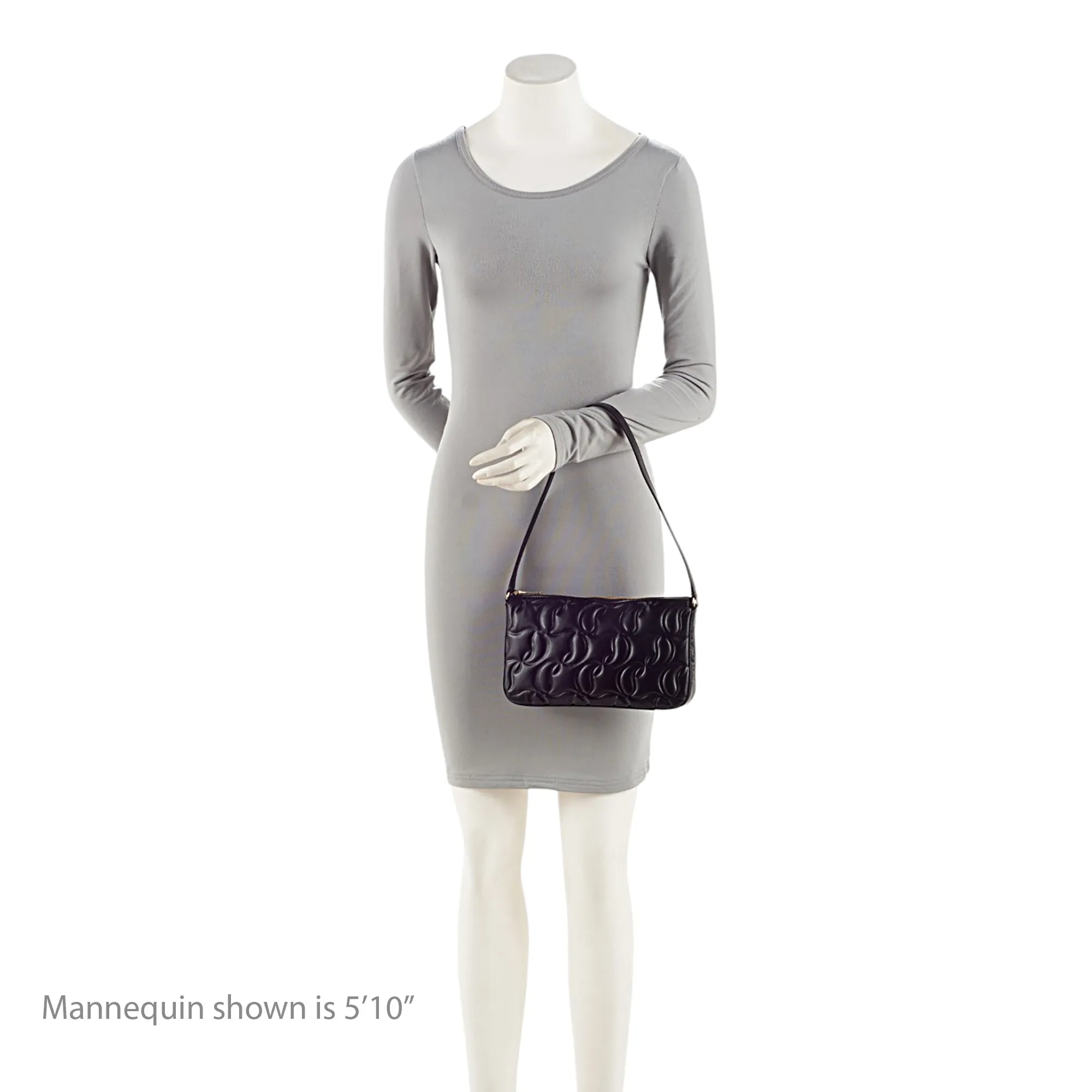 Christian Louboutin CL Embossed Nappa Loubila Shoulder Bag