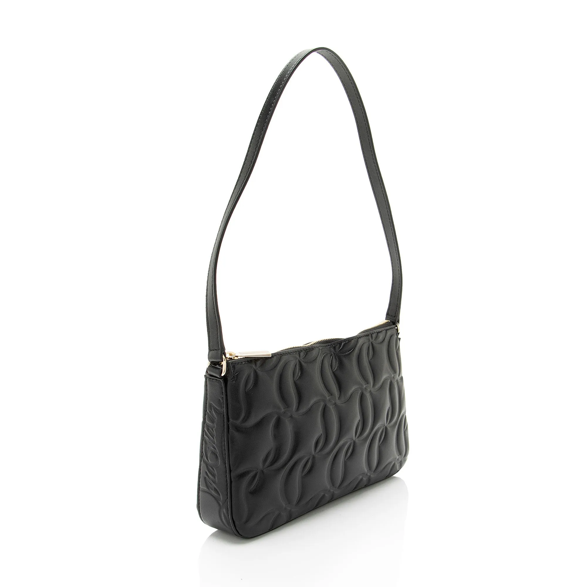 Christian Louboutin CL Embossed Nappa Loubila Shoulder Bag