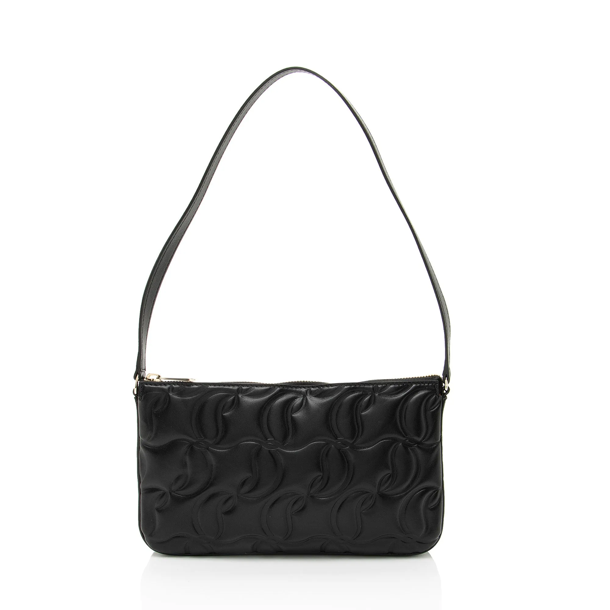 Christian Louboutin CL Embossed Nappa Loubila Shoulder Bag
