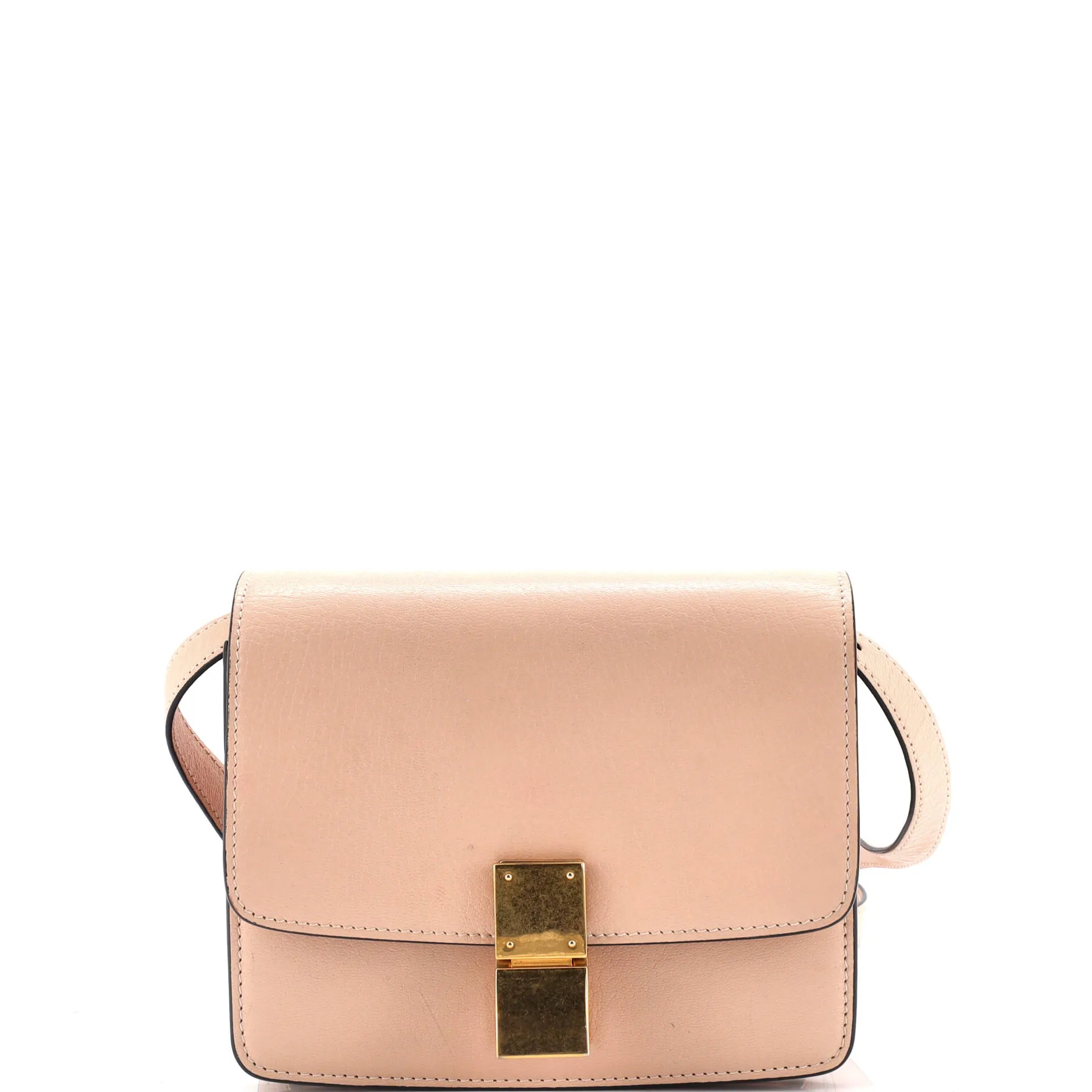 Classic Box Bag Grainy Leather Small