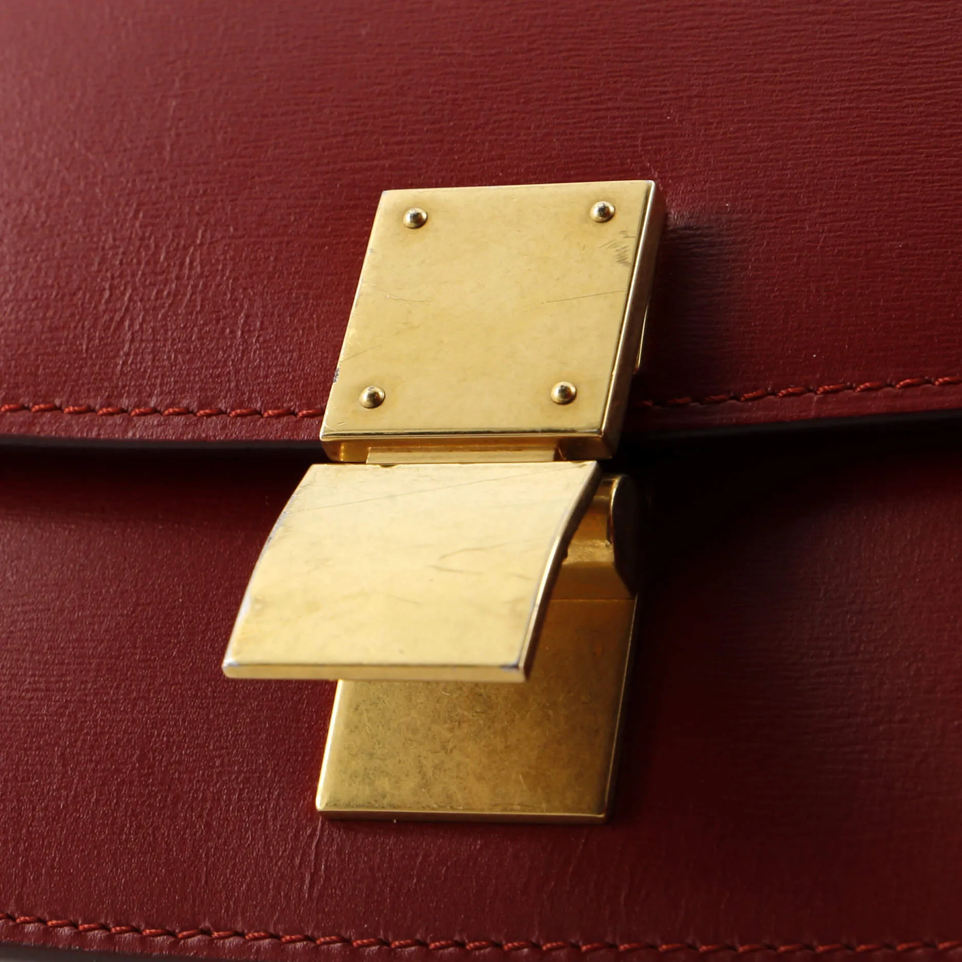 Classic Box Bag Smooth Leather Small