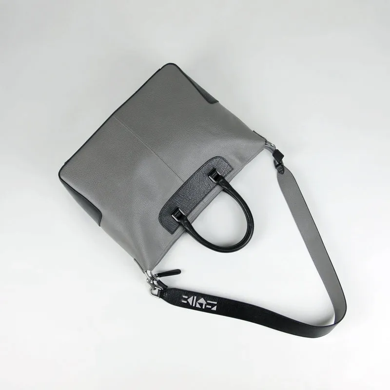Classic Large Womens Black Leather Work Handbag Purse Leather Shoulder Purse Bag for Ladies
