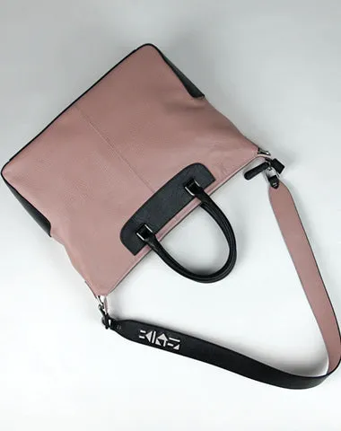 Classic Large Womens Coffee Leather Work Handbag Purse Leather Shoulder Purse Bag for Ladies