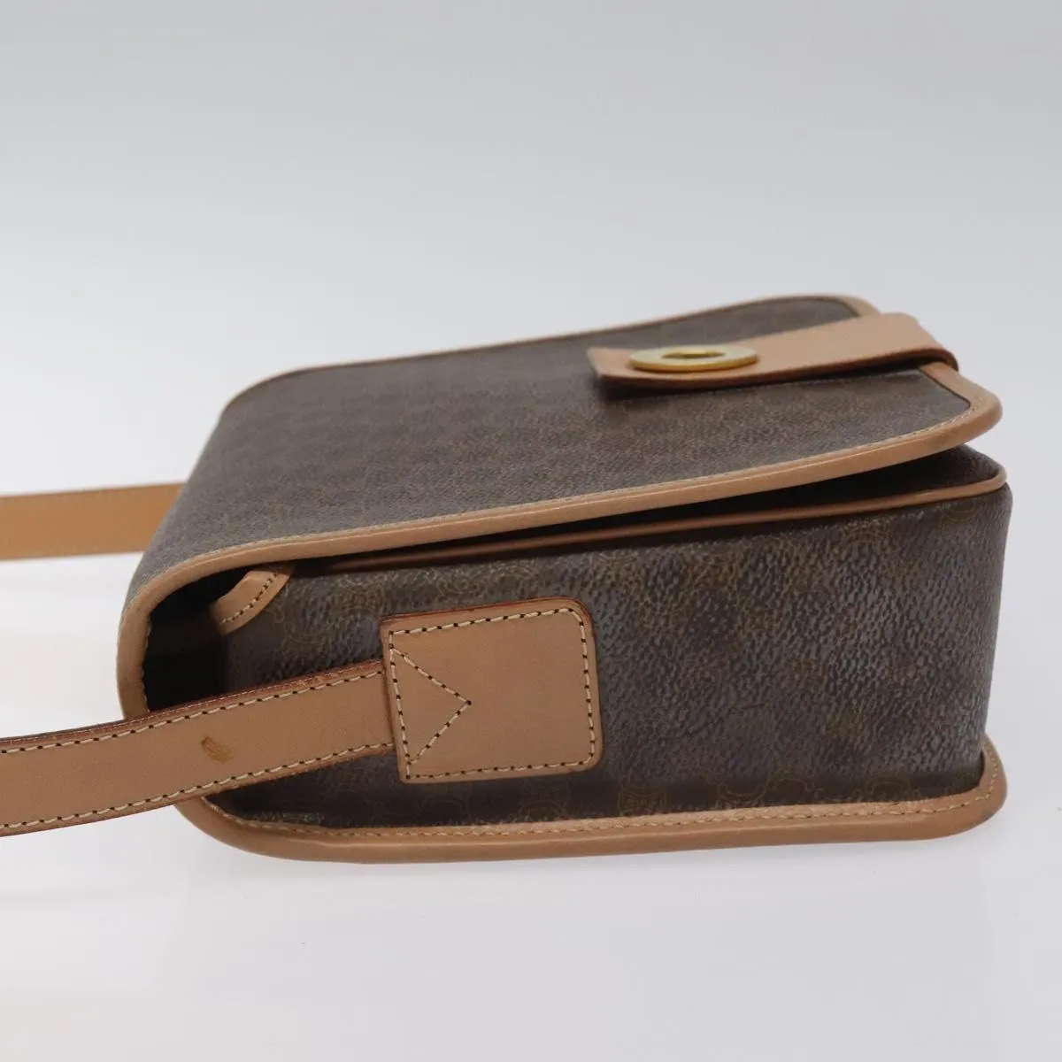 Cline Macadam Canvas Shoulder Bag (Pre-Owned)