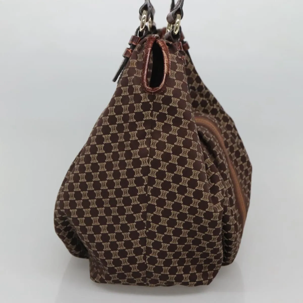 Cline Macadam Canvas Shoulder Bag (Pre-Owned)