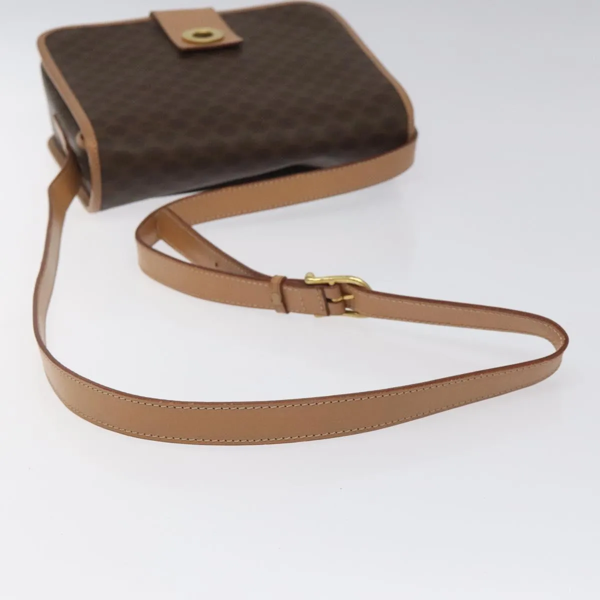 Cline Macadam Canvas Shoulder Bag (Pre-Owned)