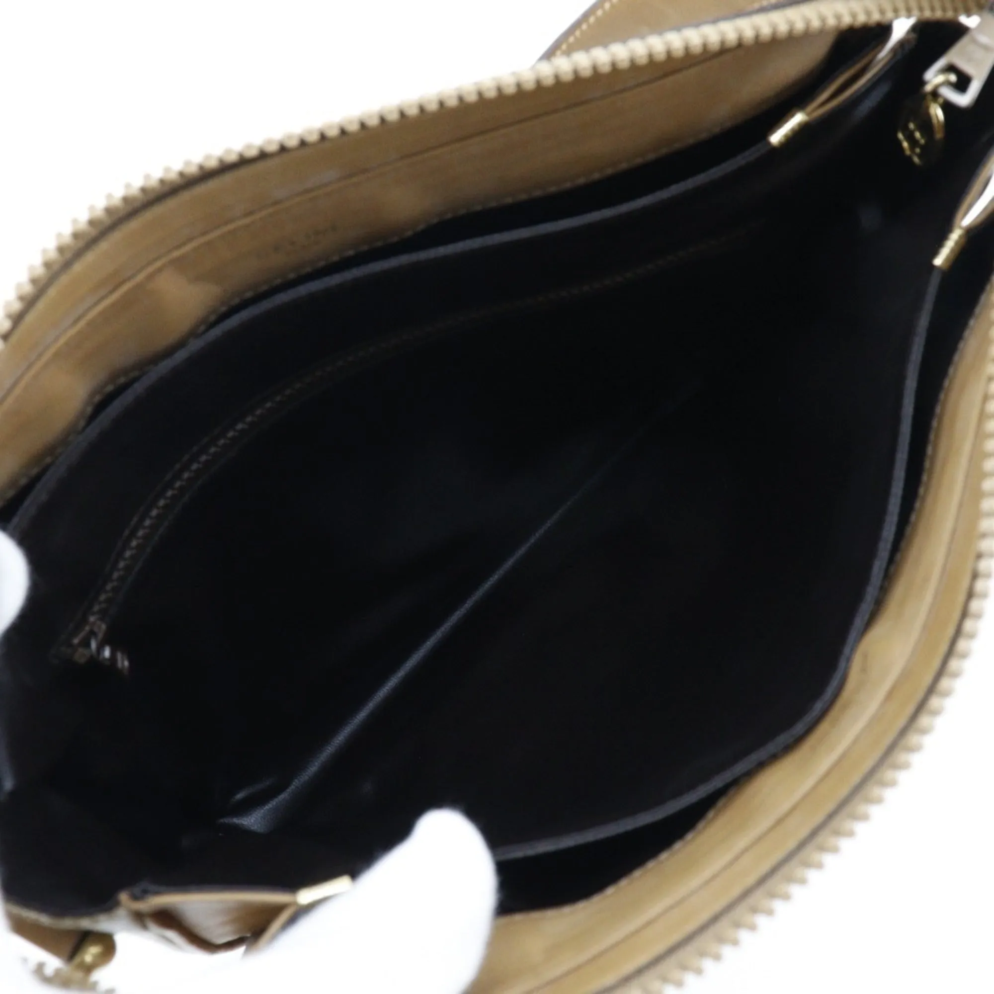 Cline Macadam Canvas Shoulder Bag (Pre-Owned)