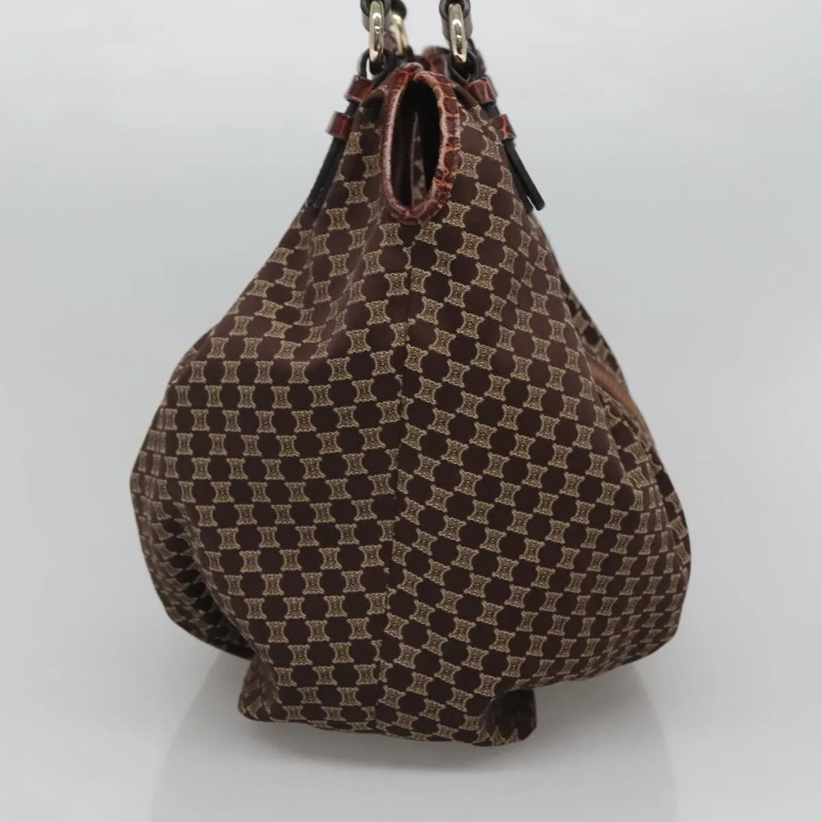Cline Macadam Canvas Shoulder Bag (Pre-Owned)
