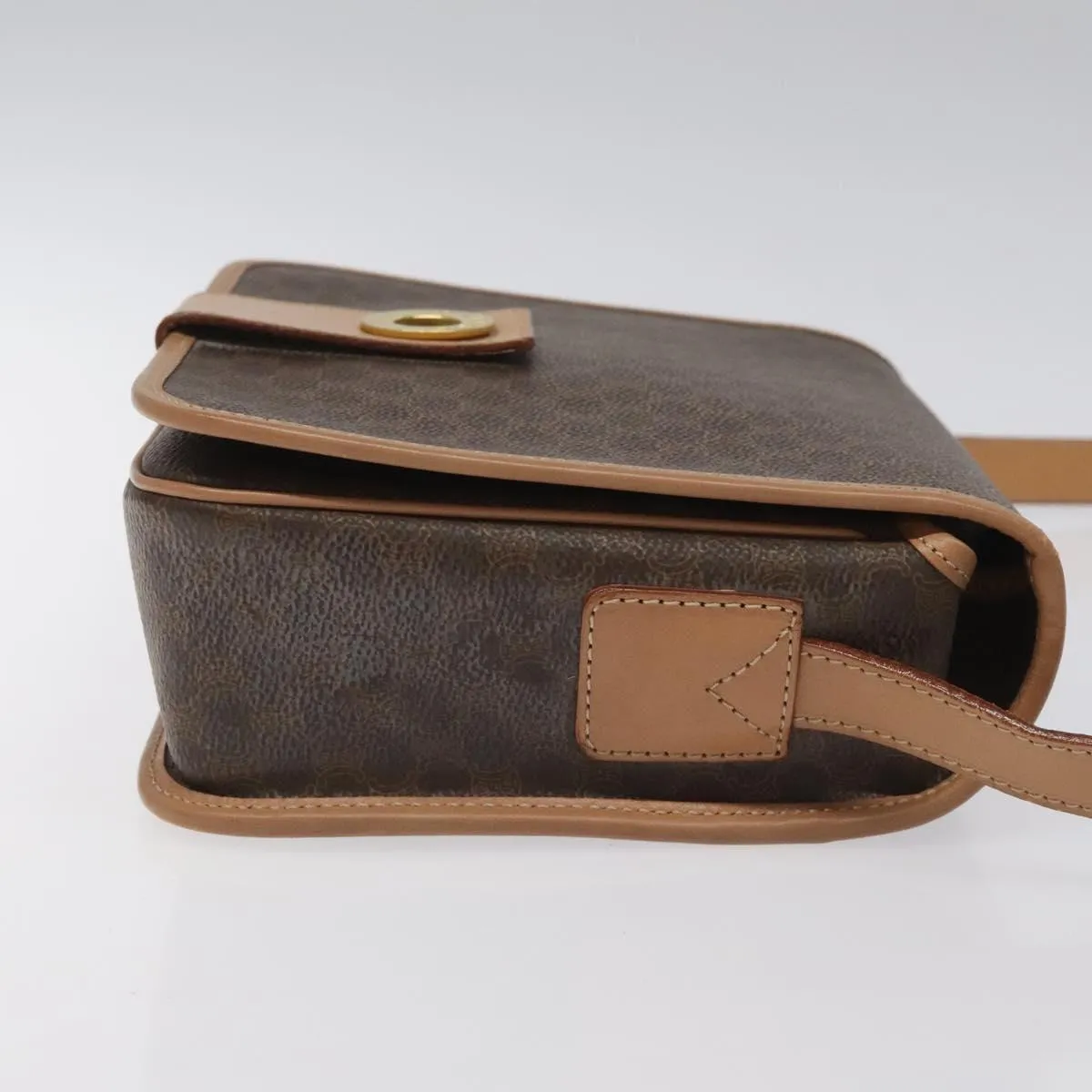 Cline Macadam Canvas Shoulder Bag (Pre-Owned)