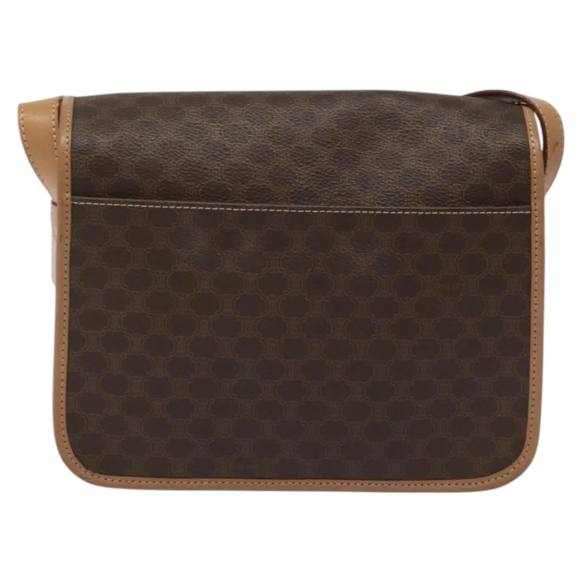 Cline Macadam Canvas Shoulder Bag (Pre-Owned)