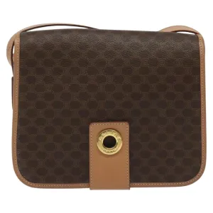Cline Macadam Canvas Shoulder Bag (Pre-Owned)