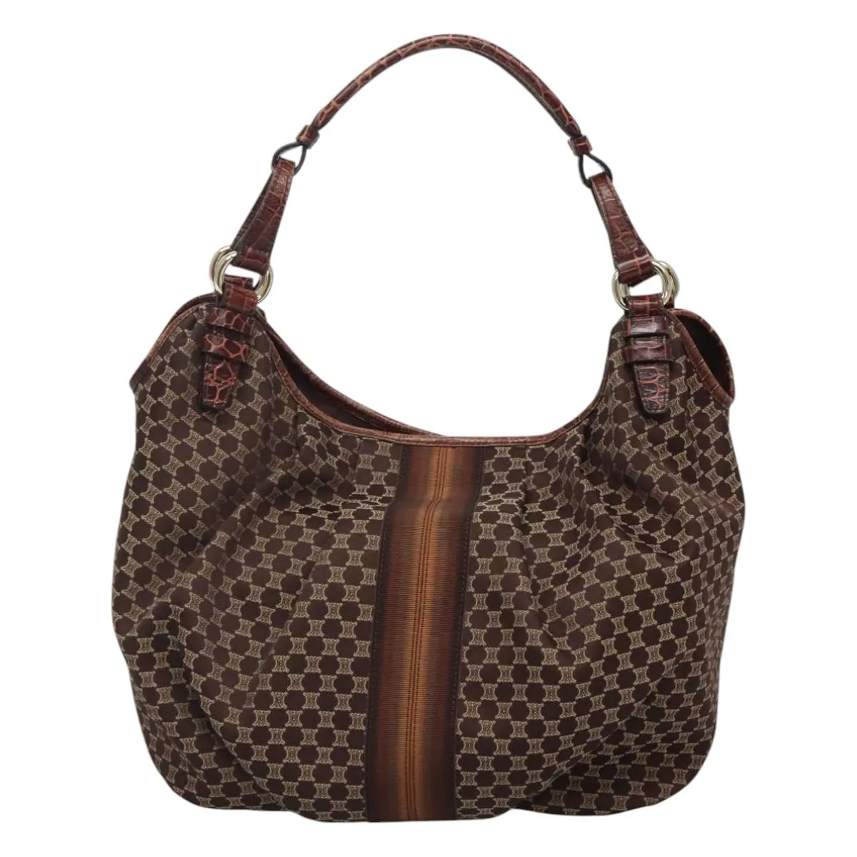 Cline Macadam Canvas Shoulder Bag (Pre-Owned)
