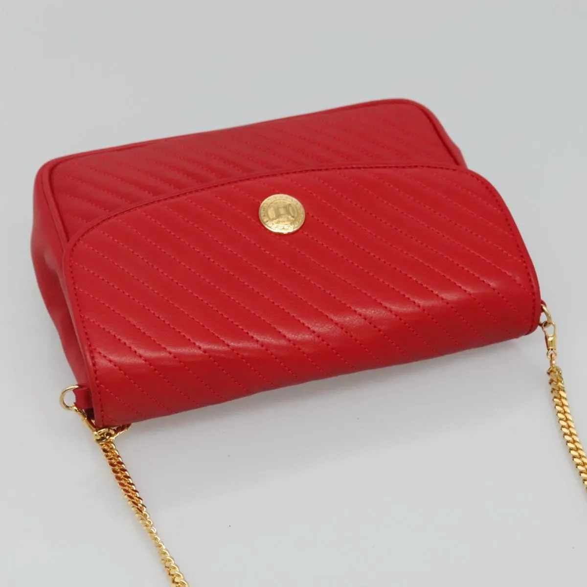 Cline Triomphe Leather Shoulder Bag (Pre-Owned)