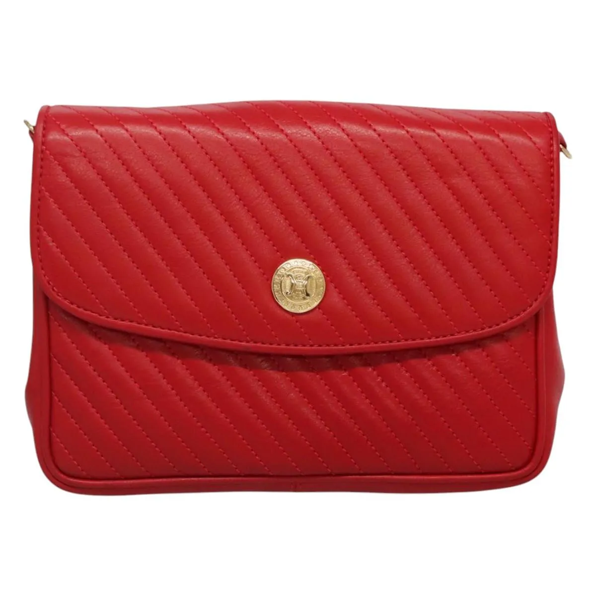 Cline Triomphe Leather Shoulder Bag (Pre-Owned)