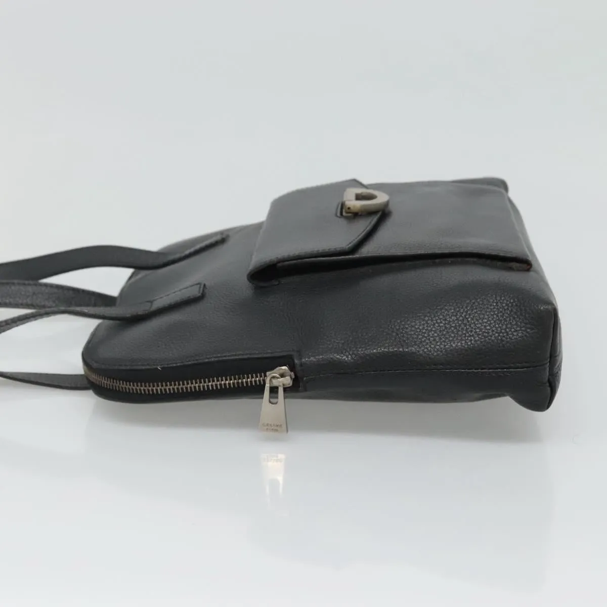 Cline Trotteur Leather Shoulder Bag (Pre-Owned)