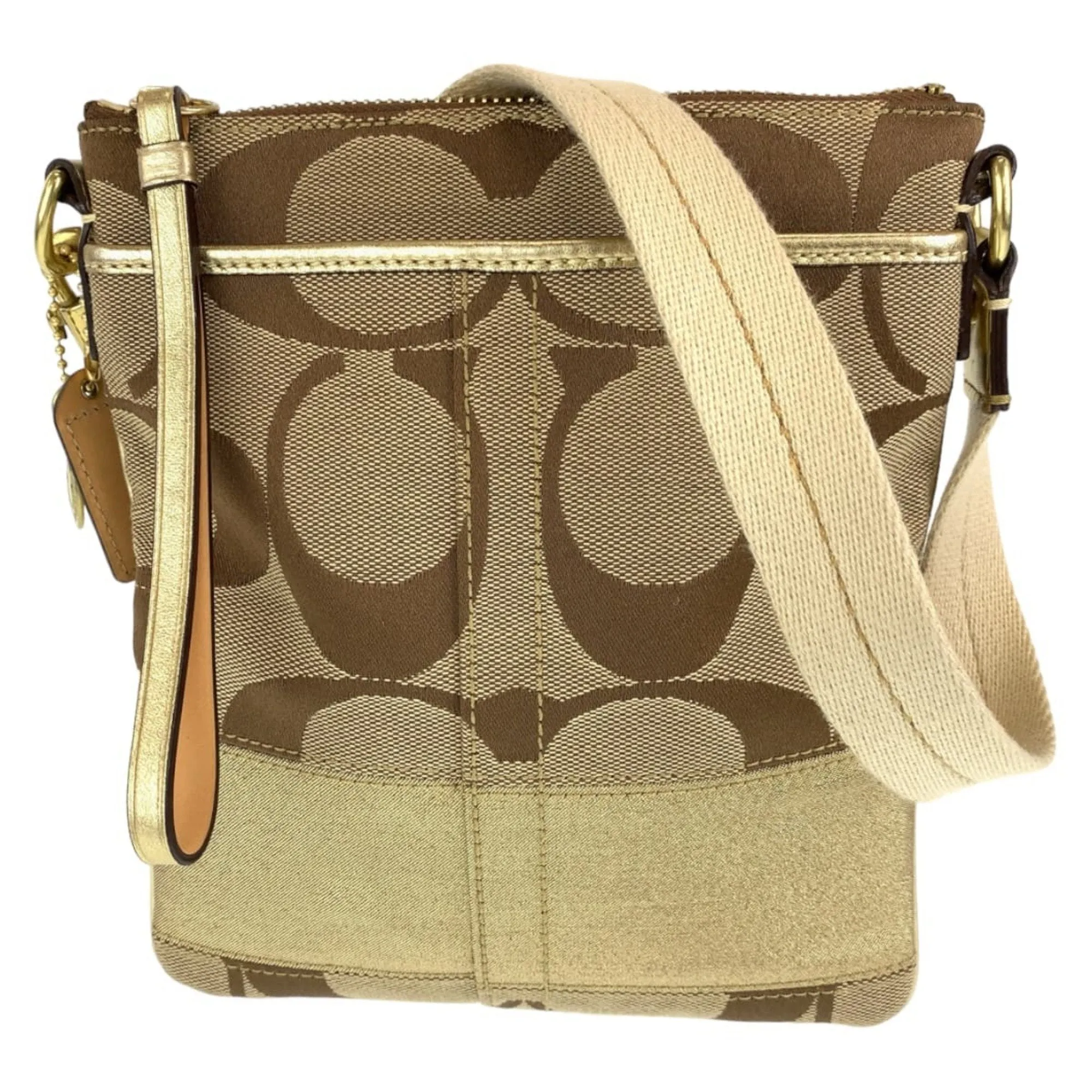 Coach  Canvas Pochette Shoulder Bag (Pre-Owned)