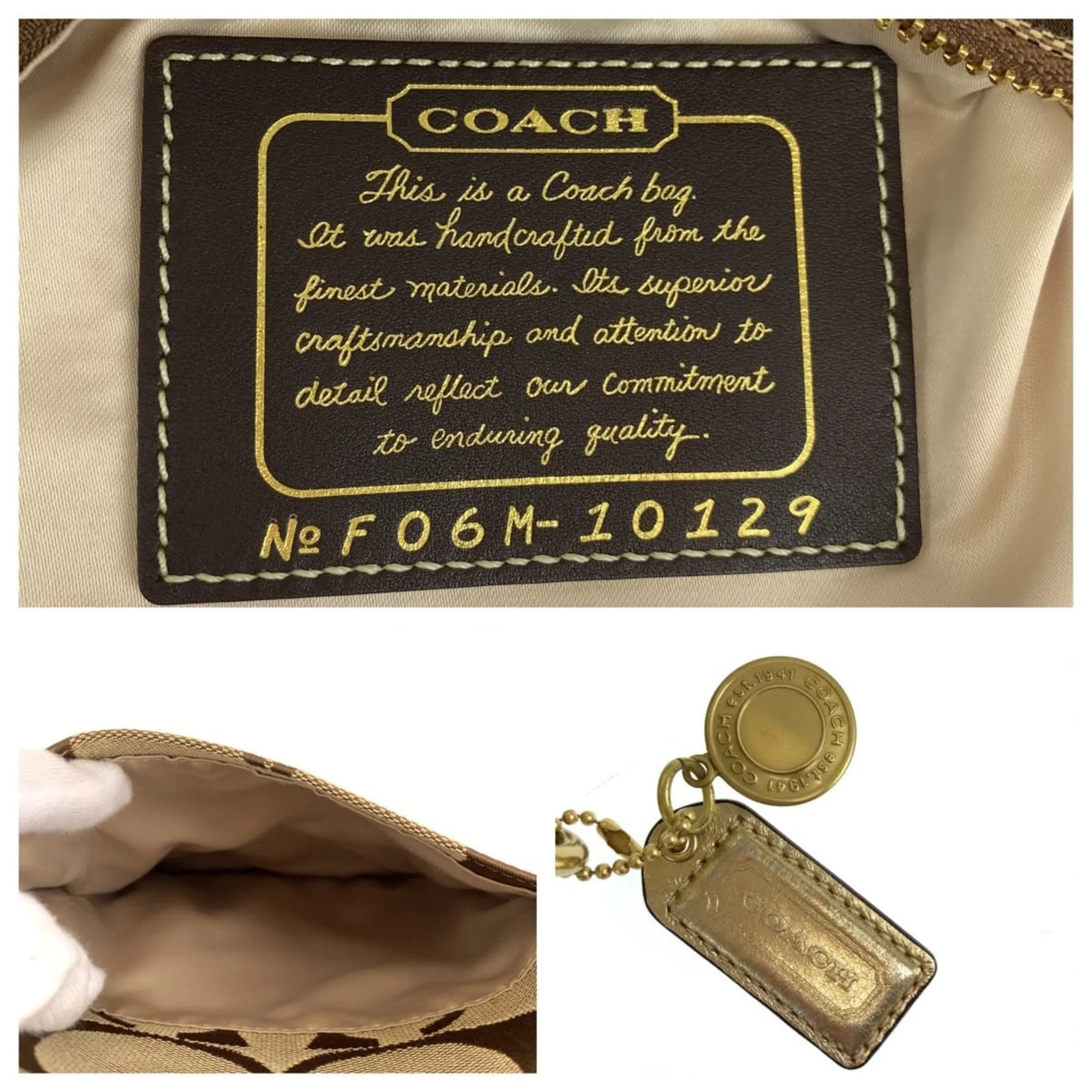 Coach  Canvas Pochette Shoulder Bag (Pre-Owned)