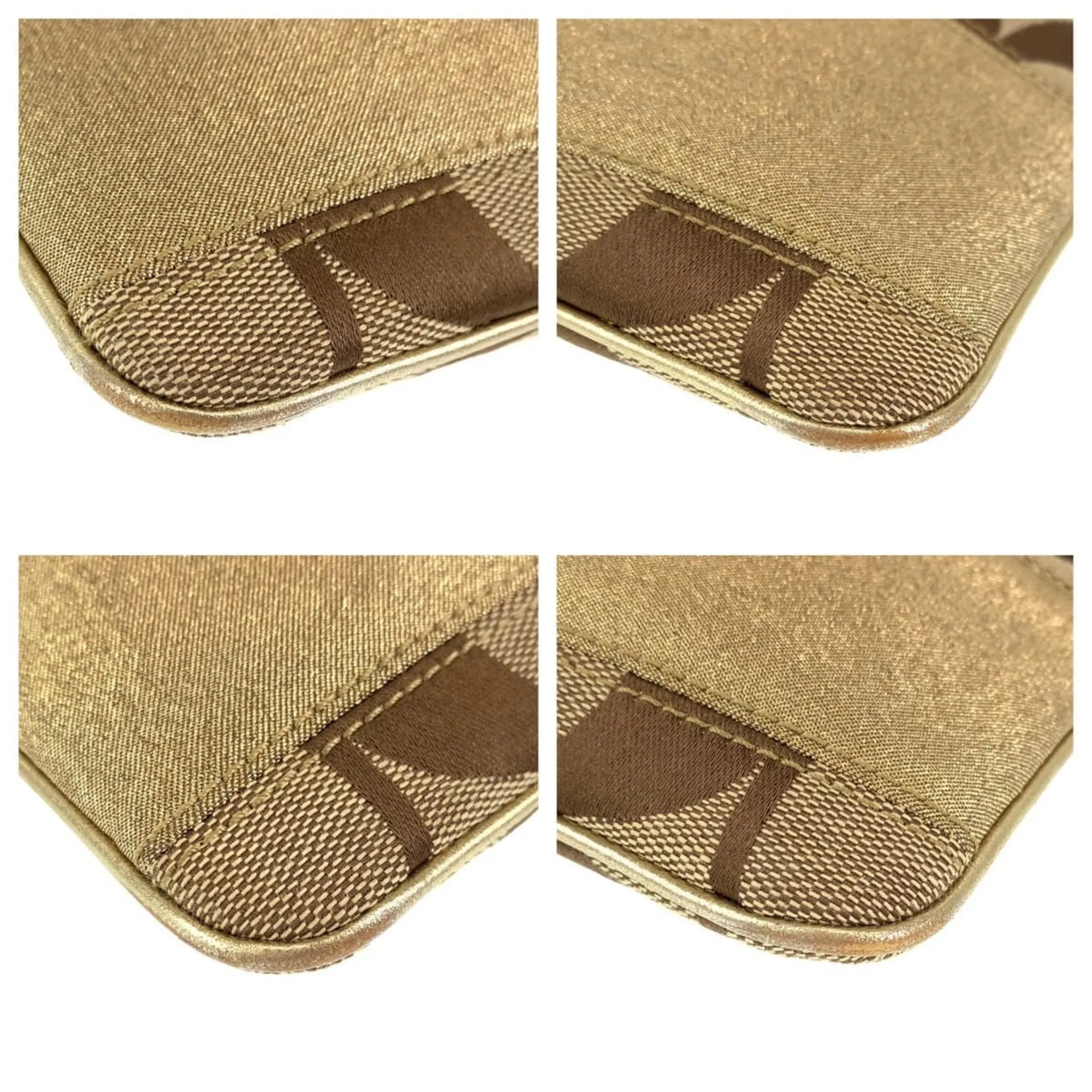 Coach  Canvas Pochette Shoulder Bag (Pre-Owned)