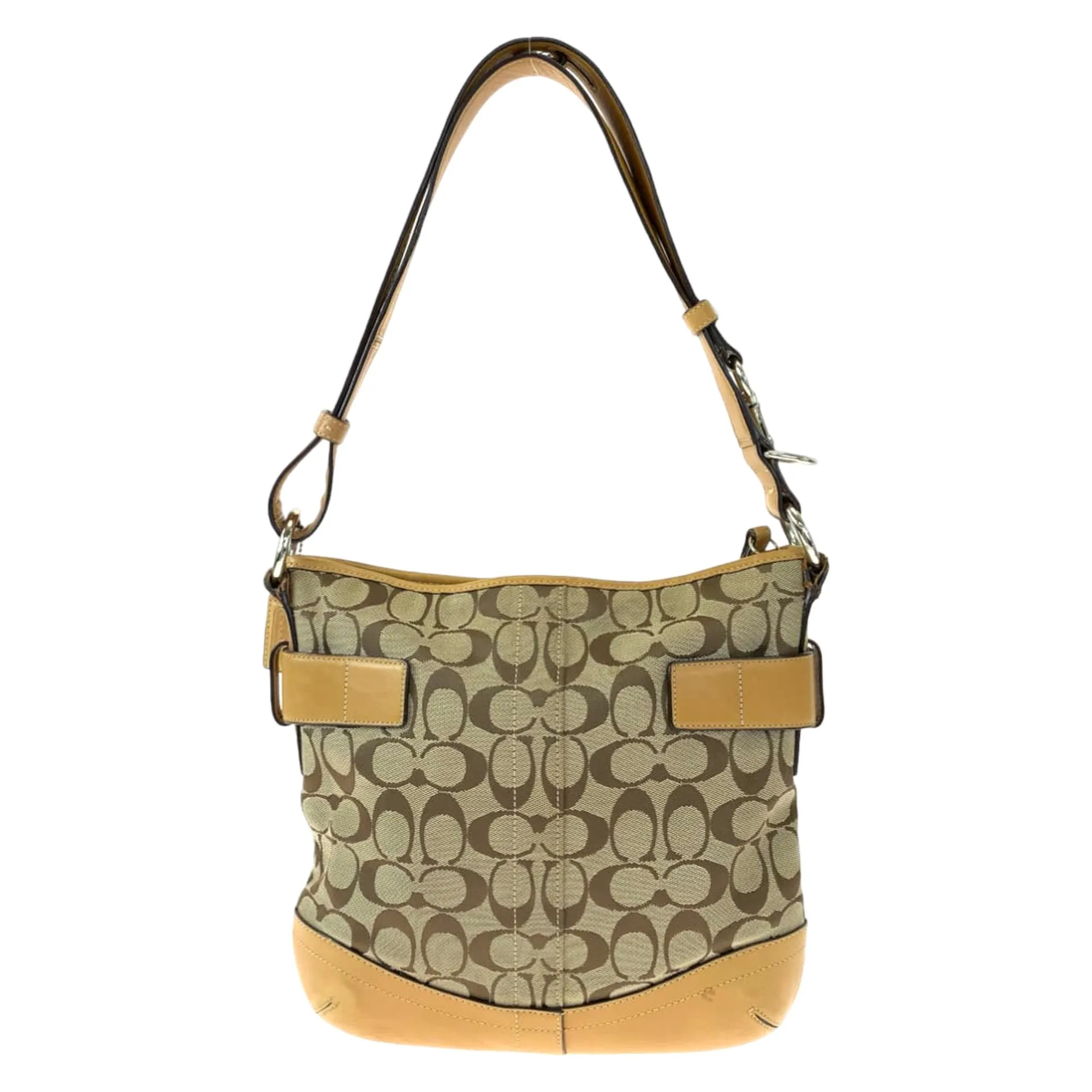 Coach Canvas Shoulder Bag (Pre-Owned)