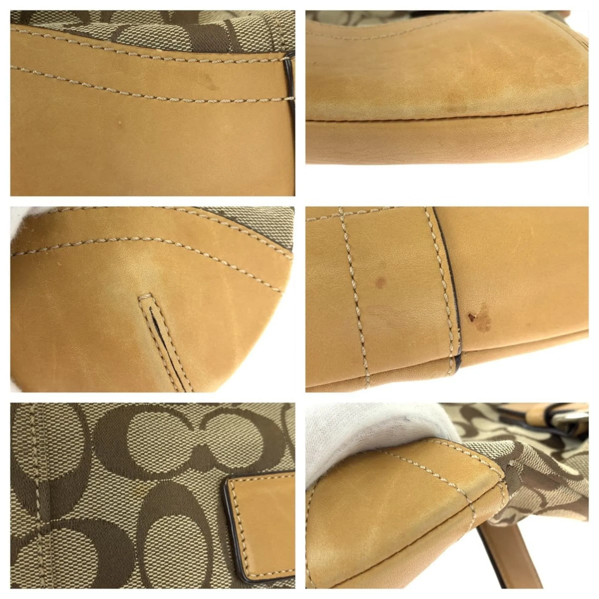 Coach Canvas Shoulder Bag (Pre-Owned)