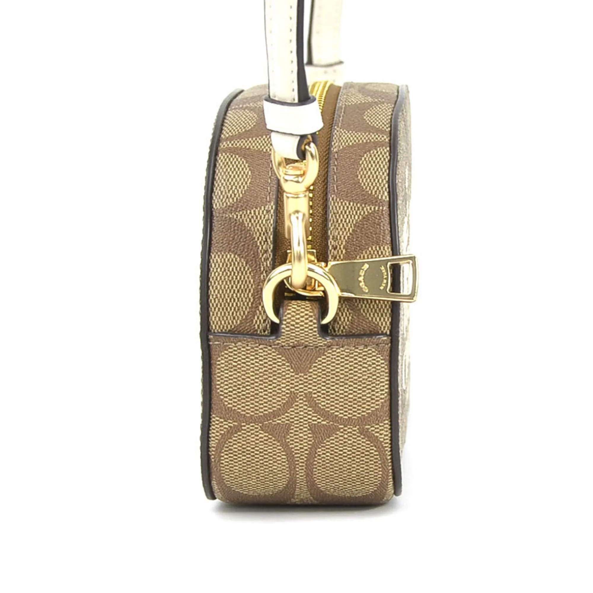 Coach  ivory Leather Shoulder Bag (Pre-Owned)