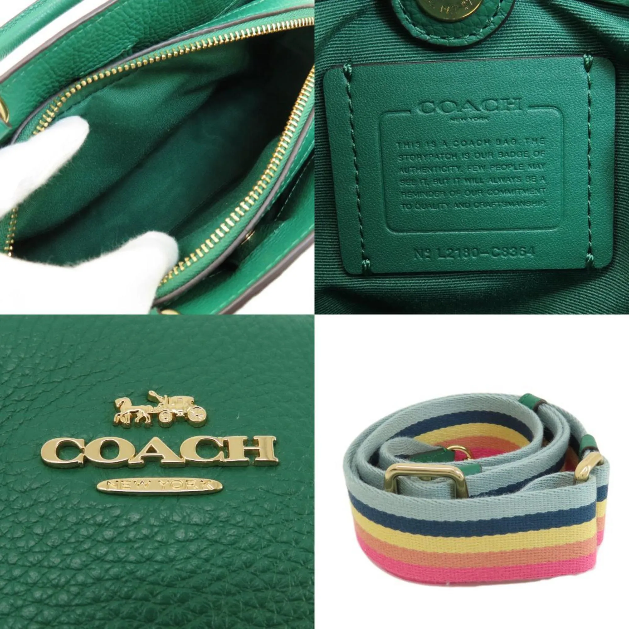 Coach  Leather Handbag (Pre-Owned)