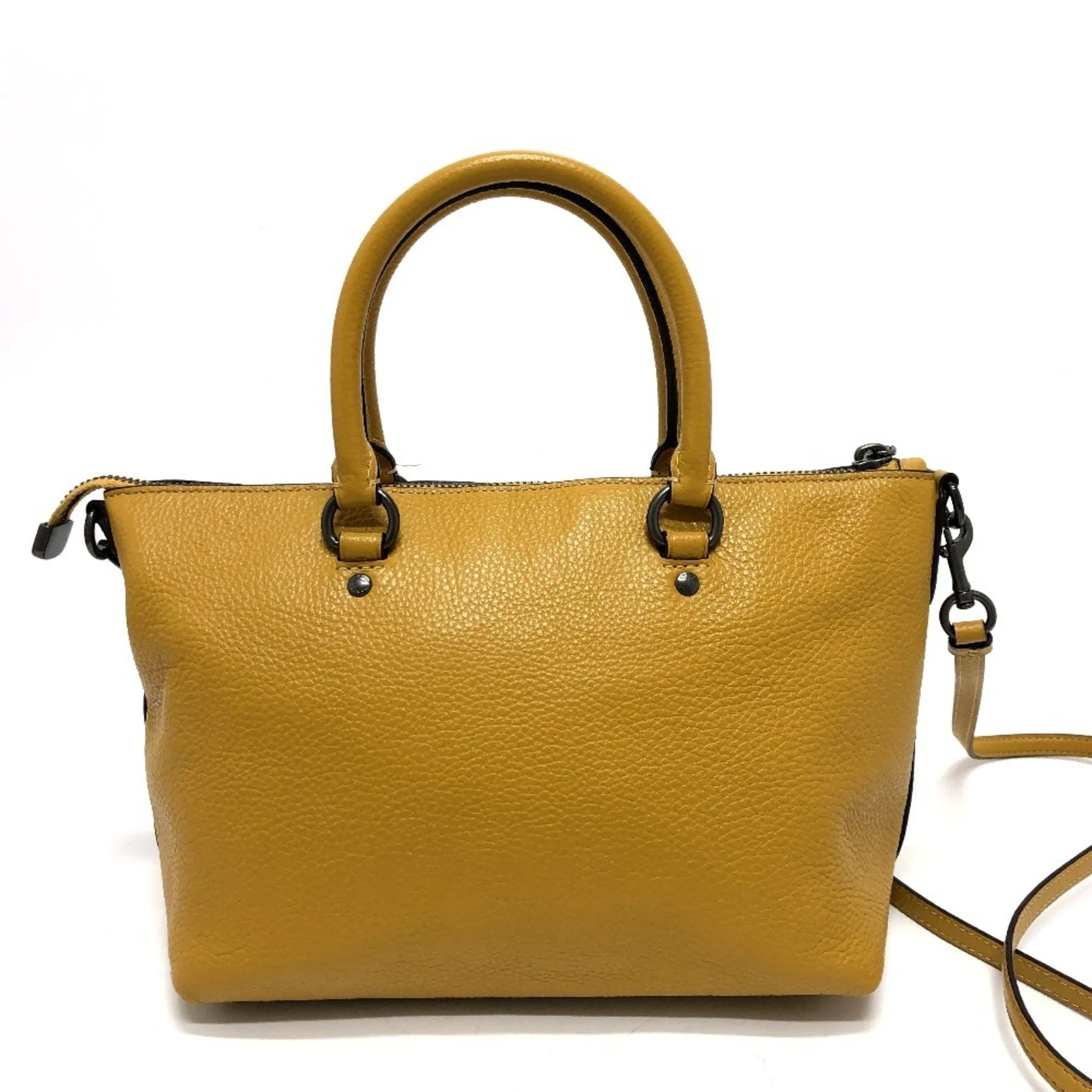 Coach Leather Handbag Shoulder Bag (Pre-Owned)