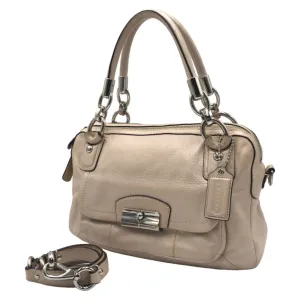 Coach Leather Handbag Shoulder Bag (Pre-Owned)