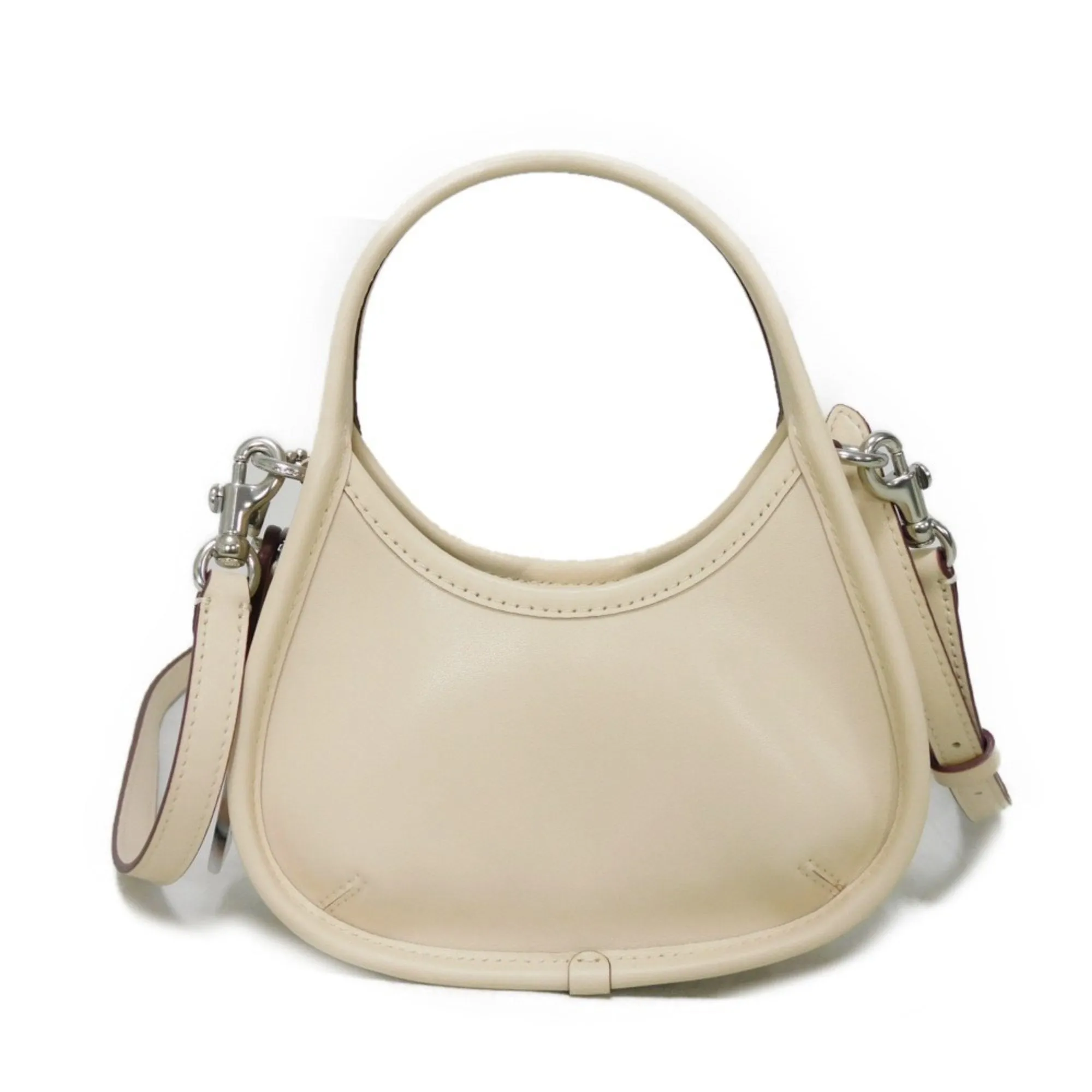 Coach Leather Handbag Shoulder Bag (Pre-Owned)