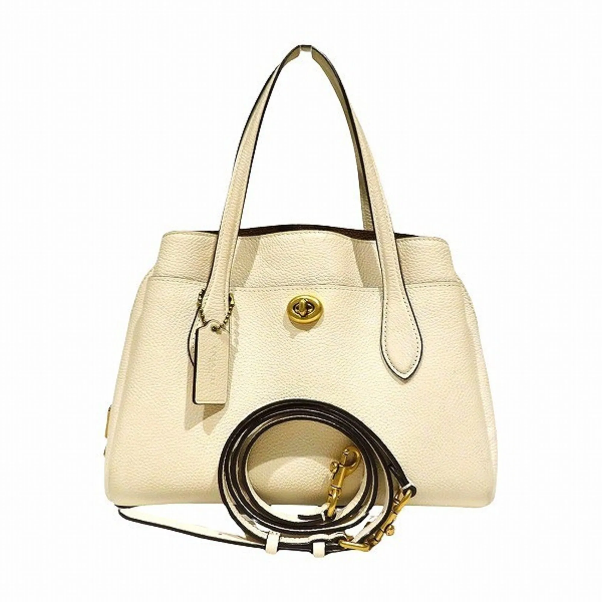 Coach  Leather Handbag Shoulder Bag (Pre-Owned)