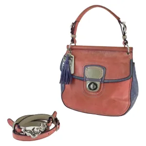 Coach Leather Handbag Shoulder Bag (Pre-Owned)